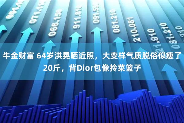 牛金财富 64岁洪晃晒近照,大变样气质脱俗似瘦了20斤,背Dior包像拎菜篮子